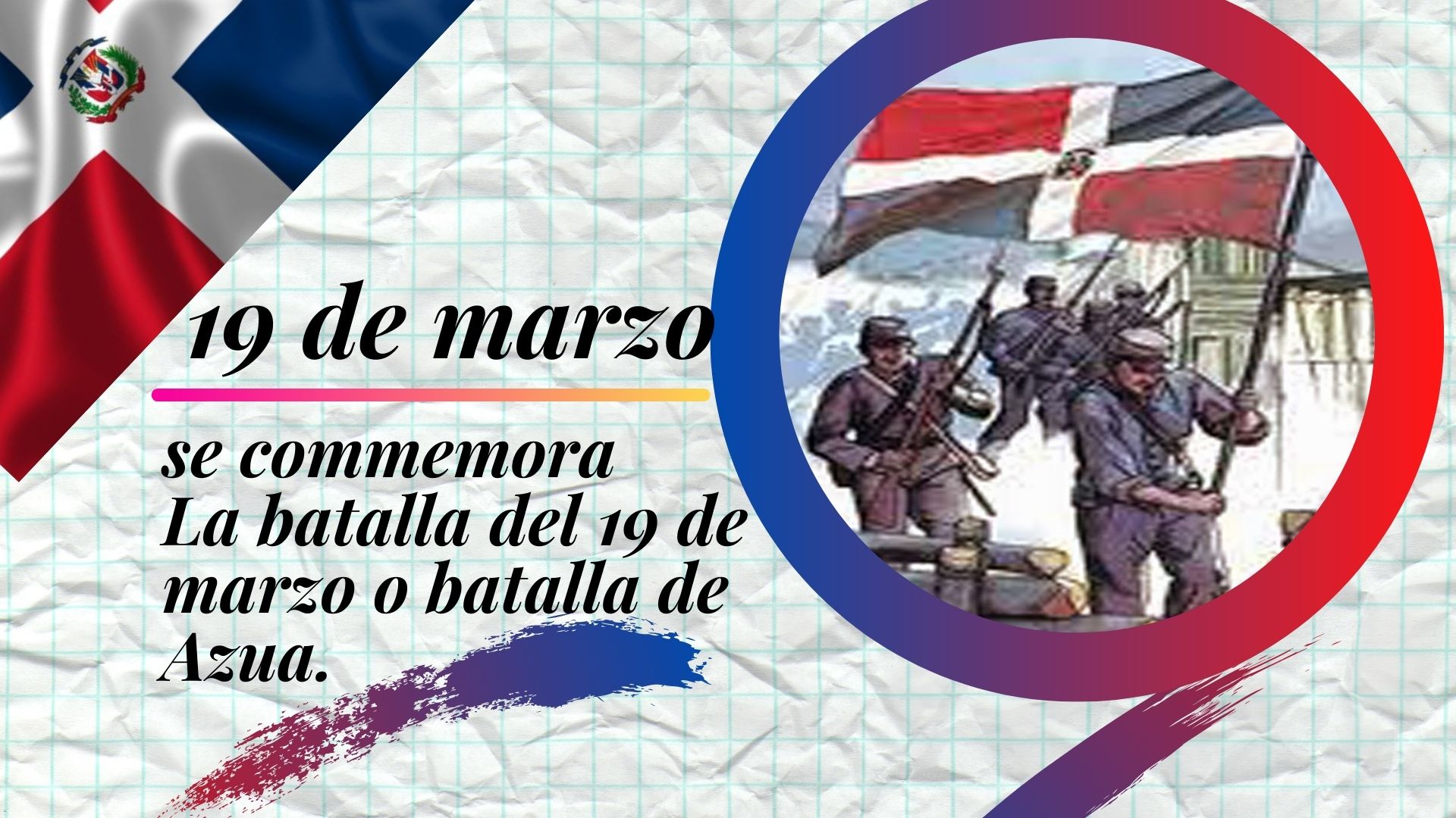 Conmemoración histórica de la Batalla del 19 de Marzo